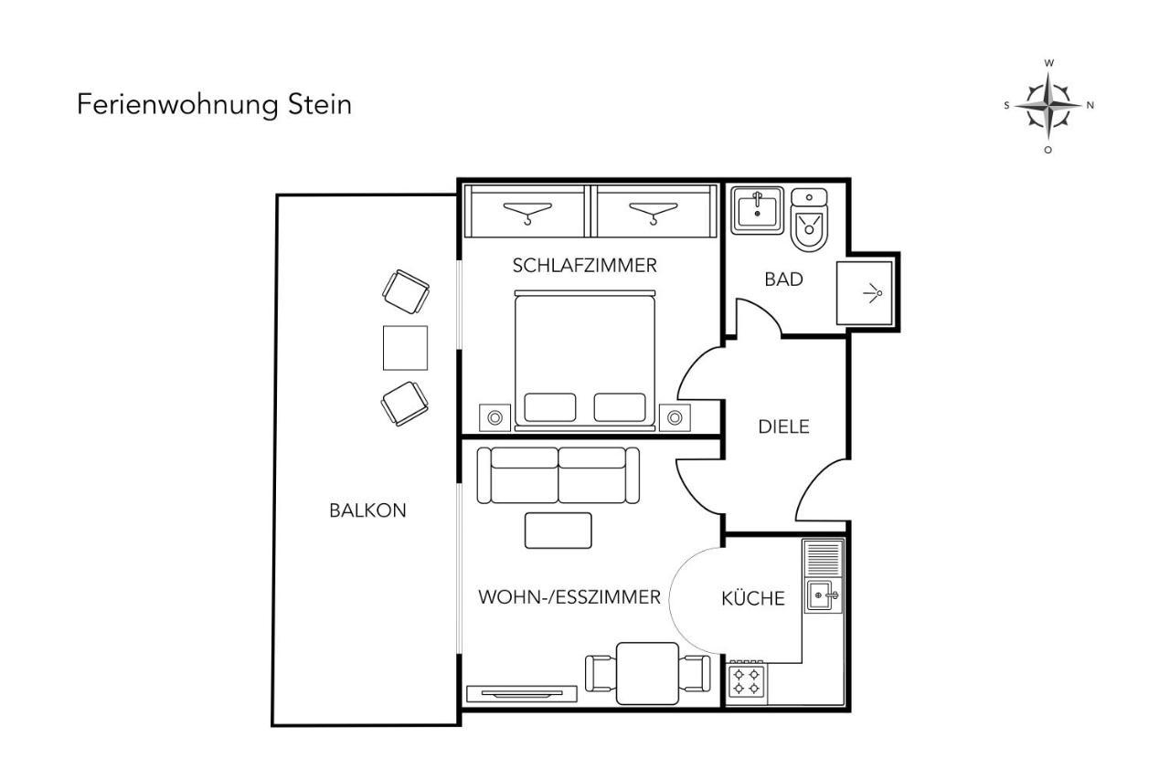 Ferienwohnung Steinmandl Оберстдорф Екстер'єр фото